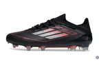 F50 Elite Lacets FG Stealth Victory - Noir/Argenté/Lucid Red