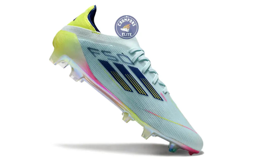 Image of F50 Elite Lacets FG Stellar Icon - Almost Blue/Bleu/Jaune