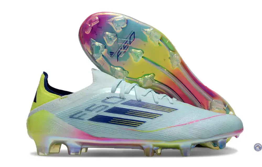 F50 Elite Lacets FG Stellar Icon - Almost Blue/Bleu/Jaune