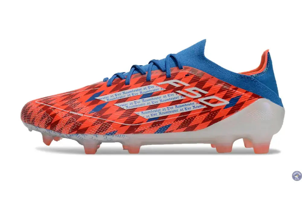 Image of F50 Elite Lacets FG Thomas Müller Raumdeuter - Rouge/Blanc/Bleu ÉDITION LIMITÉE
