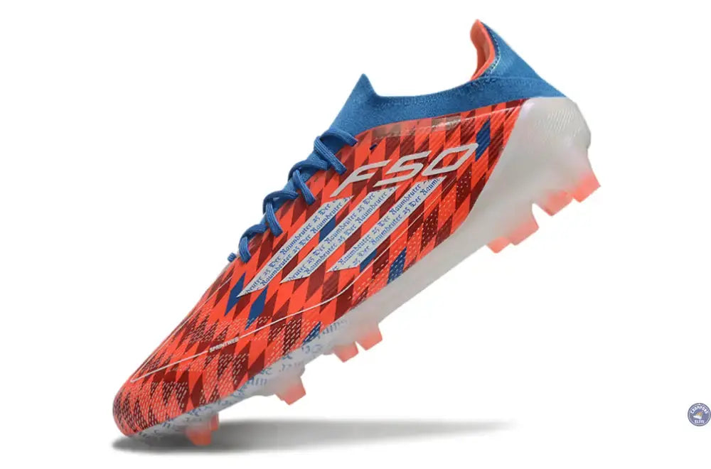 Image of F50 Elite Lacets FG Thomas Müller Raumdeuter - Rouge/Blanc/Bleu ÉDITION LIMITÉE
