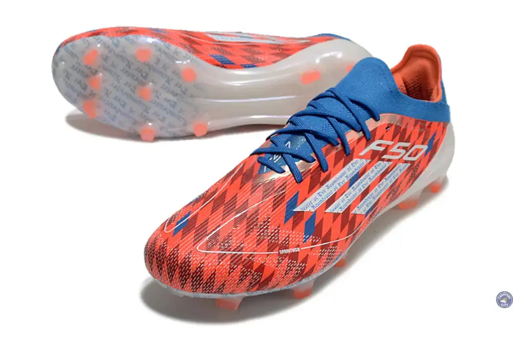 Image of F50 Elite Lacets FG Thomas Müller Raumdeuter - Rouge/Blanc/Bleu ÉDITION LIMITÉE