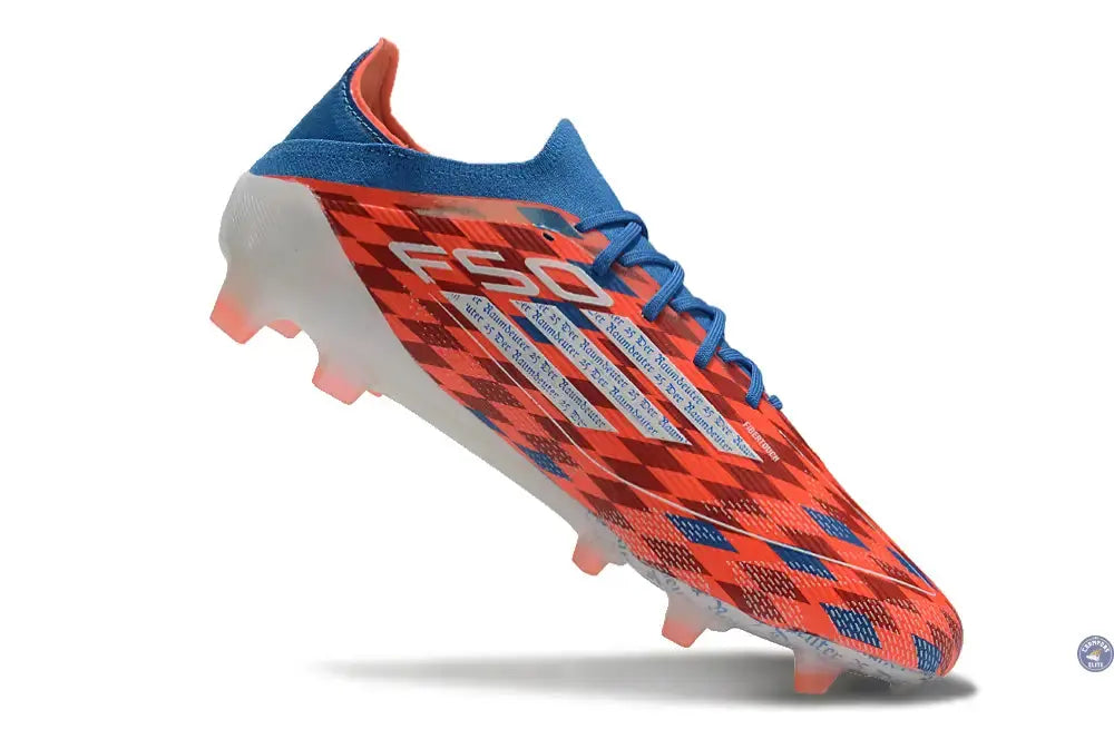 F50 Elite Lacets FG Thomas Müller Raumdeuter - Rouge/Blanc/Bleu ÉDITION LIMITÉE