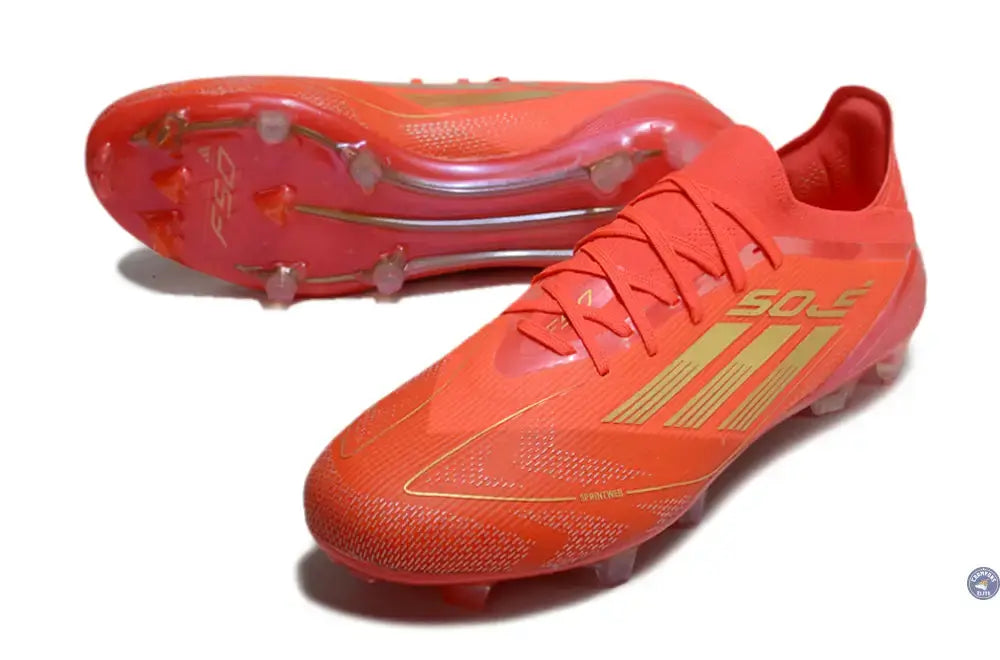 Image of F50 Elite Lacets FG Two Horizons - Rouge/Doré/Rouge ÉDITION LIMITÉE