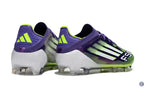 F50 Elite Lacets FG - Violet/Vert Fluo/Gris