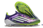 F50 Elite Lacets FG - Violet/Vert Fluo/Gris