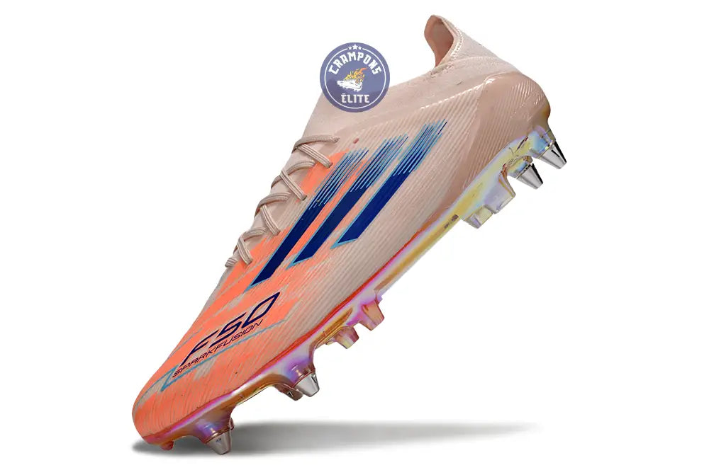 Image of F50 Elite Lacets SG - Beige/Orange/Bleu
