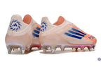 F50 Elite Lacets SG - Beige/Orange/Bleu