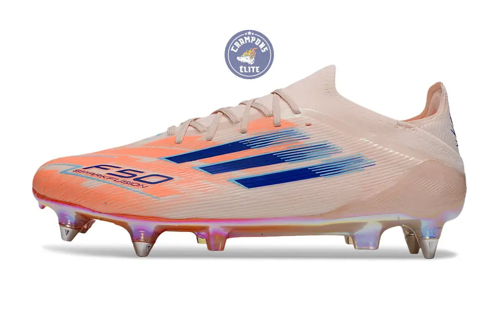 Image of F50 Elite Lacets SG - Beige/Orange/Bleu