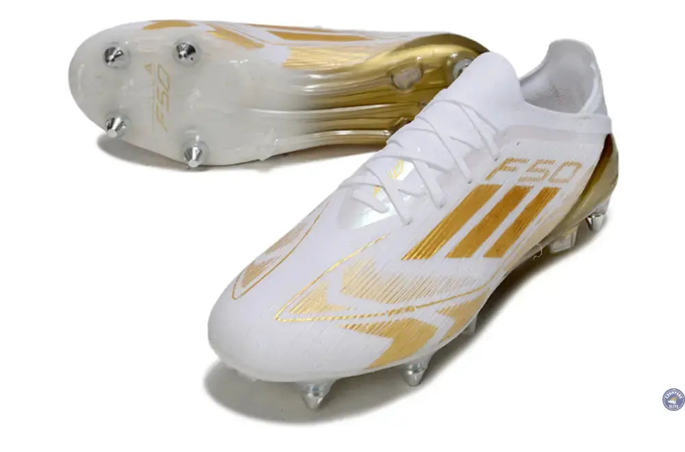 Image of F50 Elite Lacets SG - Blanc/Doré