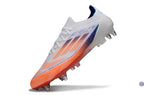 F50 Elite Lacets SG - Blanc/Orange/Bleu