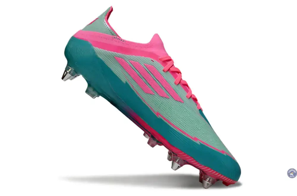 F50 Elite Lacets SG - Bleu Turquoise/Bleu/Rose