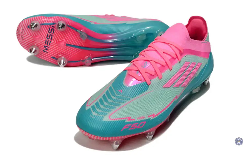 Image of F50 Elite Lacets SG - Bleu Turquoise/Bleu/Rose