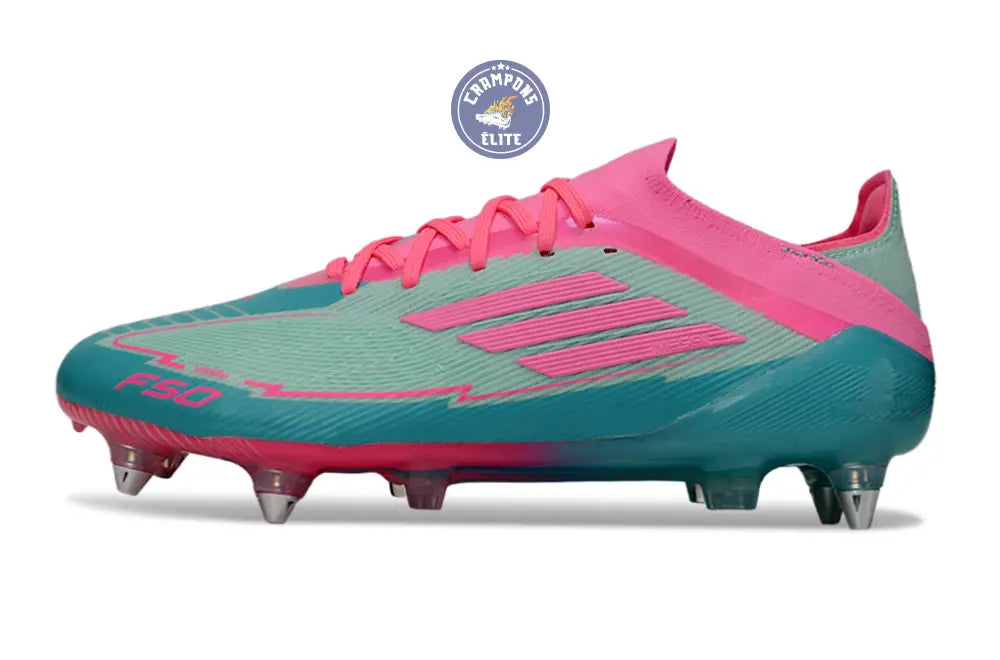Image of F50 Elite Lacets SG - Bleu Turquoise/Bleu/Rose