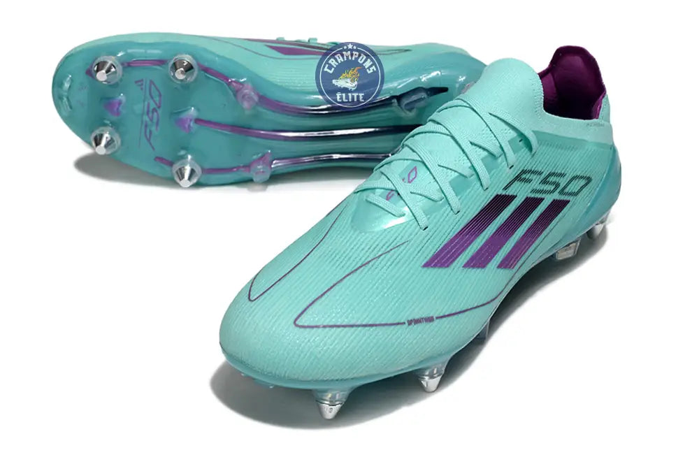 Image of F50 Elite Lacets SG - Bleu Turquoise/Violet