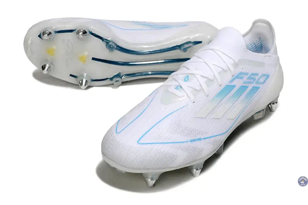 Image of F50 Elite Lacets SG Polar Victory - Blanc/Argenté/Bleu