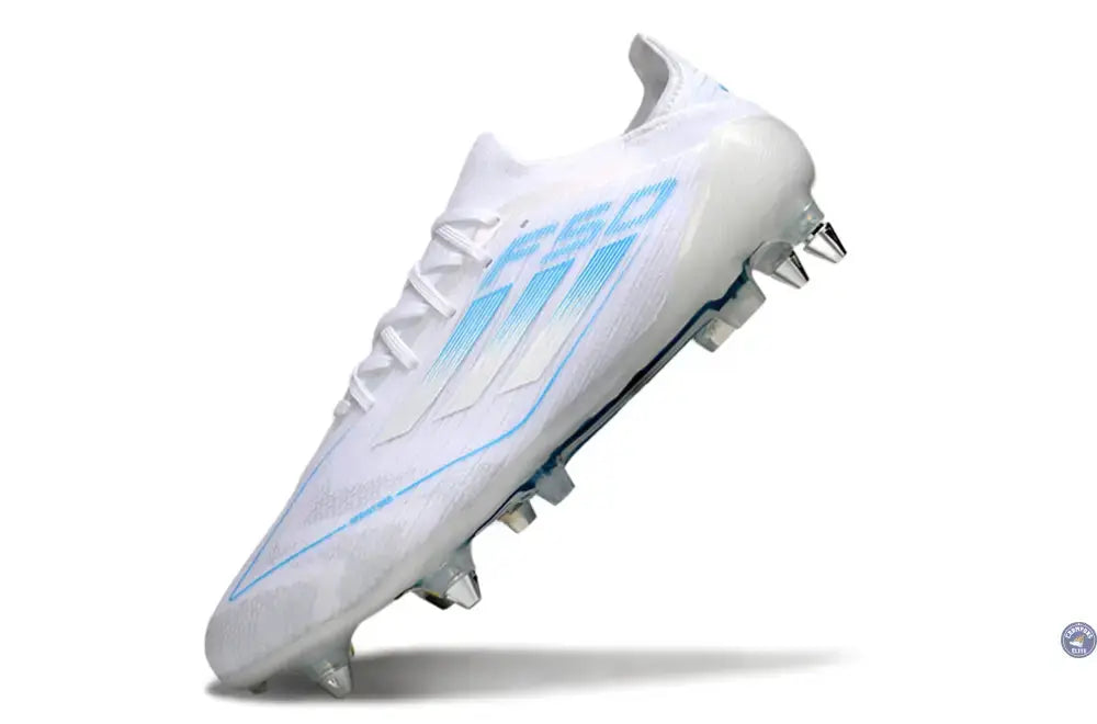 F50 Elite Lacets SG Polar Victory - Blanc/Argenté/Bleu