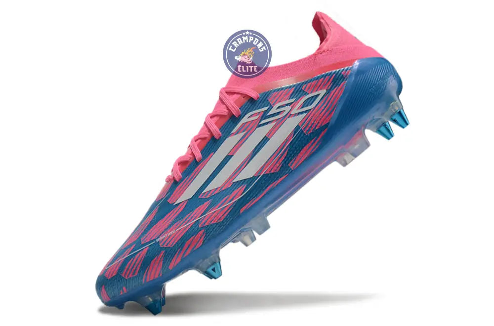 Image of F50 Elite Lacets SG Reemergence - Bleu/Blanc/Rose