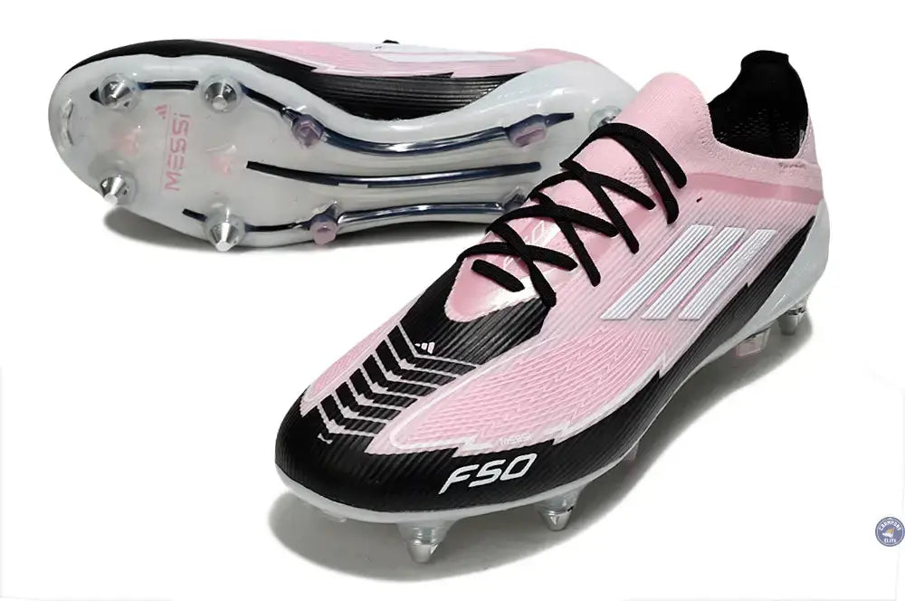 Image of F50 Elite Lacets SG - Rose/Blanc/Noir