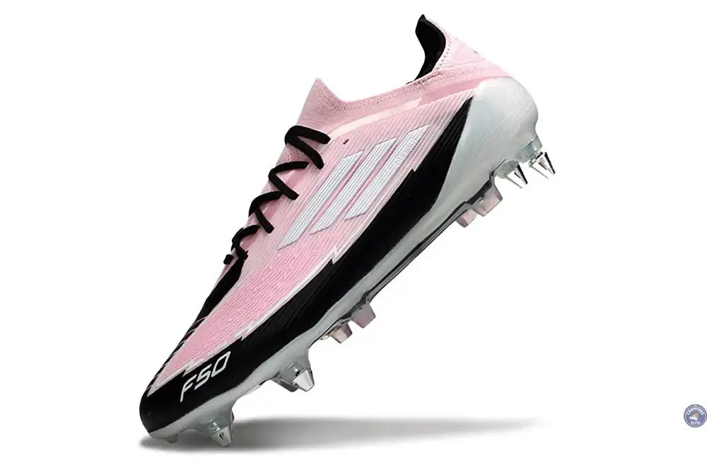 F50 Elite Lacets SG - Rose/Blanc/Noir