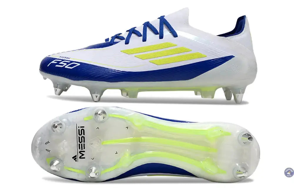 Image of F50 Elite SG - Blanc/Bleu/Jaune