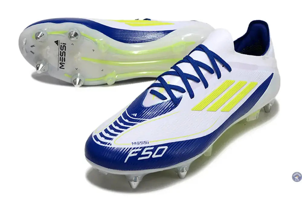 Image of F50 Elite SG - Blanc/Bleu/Jaune