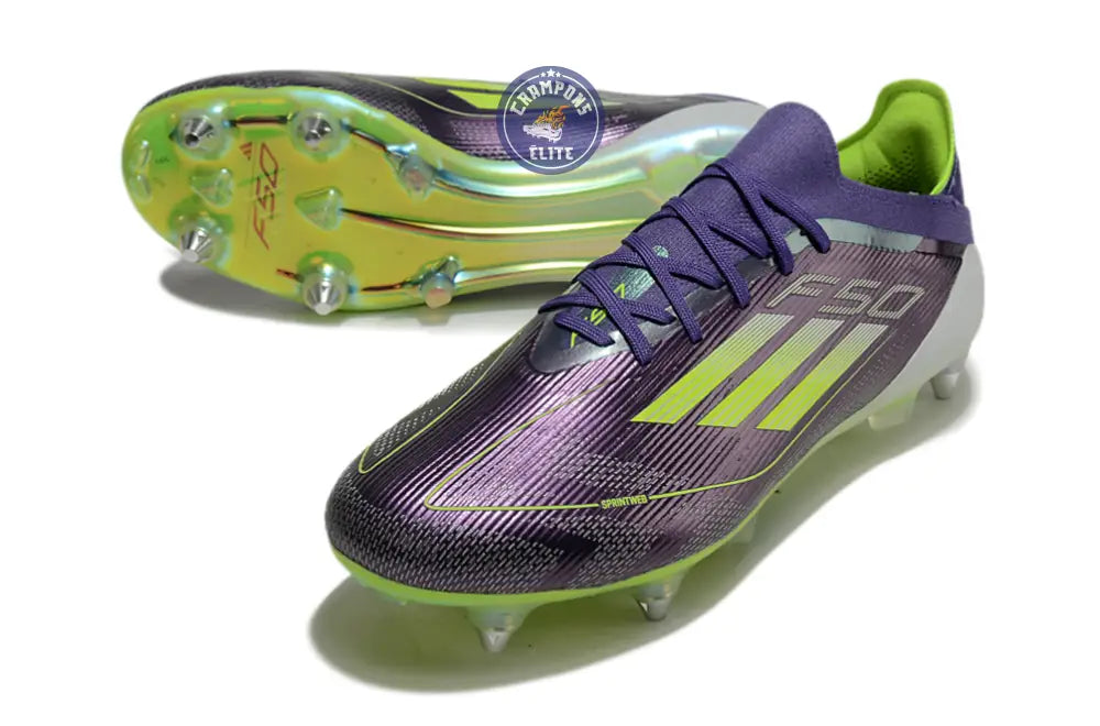 Image of F50 Elite SG Fast Reborn - Violet/Blanc/Lucid Lemon ÉDITION LIMITÉE