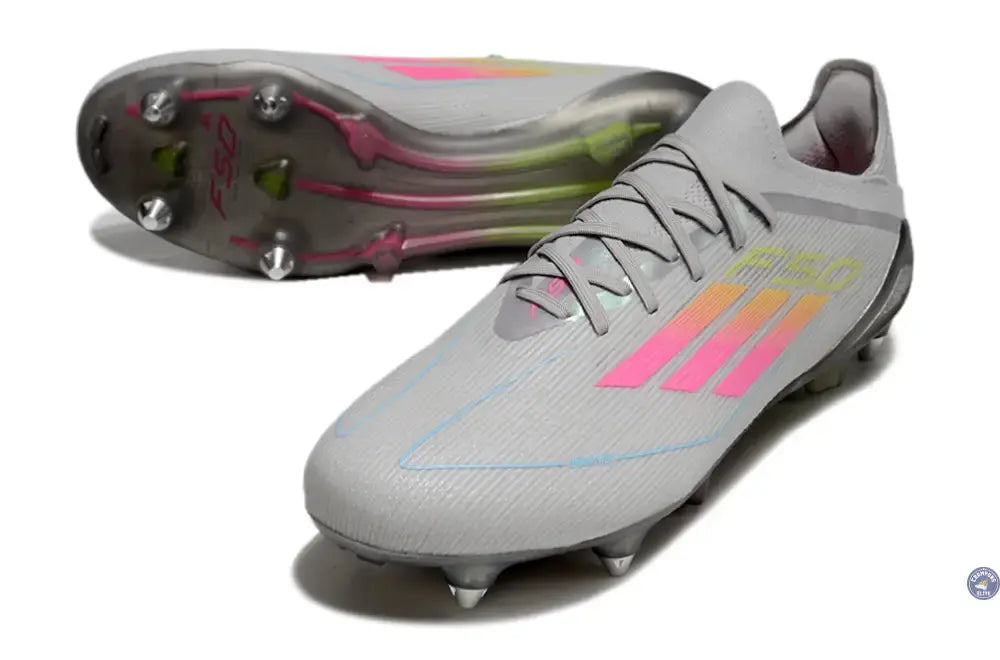 Image of F50 Elite SG - Gris/Vert/Jaune/Rose