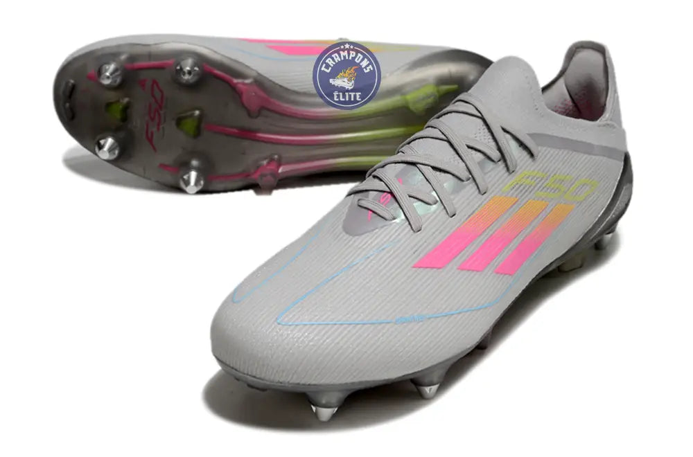 Image of F50 Elite SG - Gris/Vert/Jaune/Rose