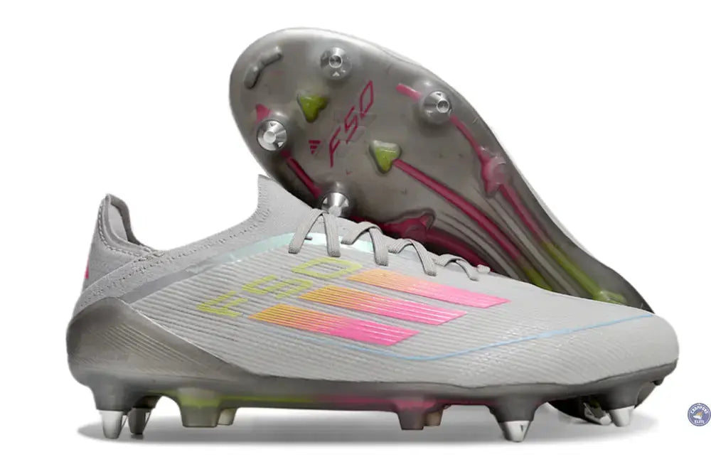 Image of F50 Elite SG - Gris/Vert/Jaune/Rose
