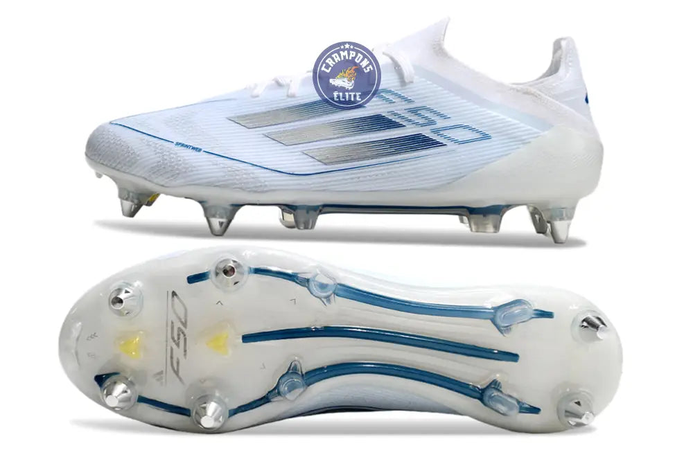 Image of F50 Elite SG Polar Victory - Blanc/Argenté/Bleu