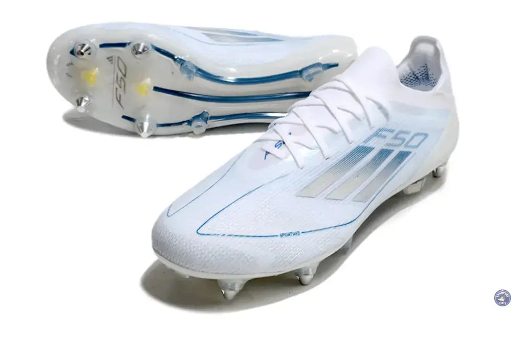 Image of F50 Elite SG Polar Victory - Blanc/Argenté/Bleu