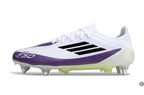 F50 Elite SG Soft Ground - Blanc/Noir/Violet
