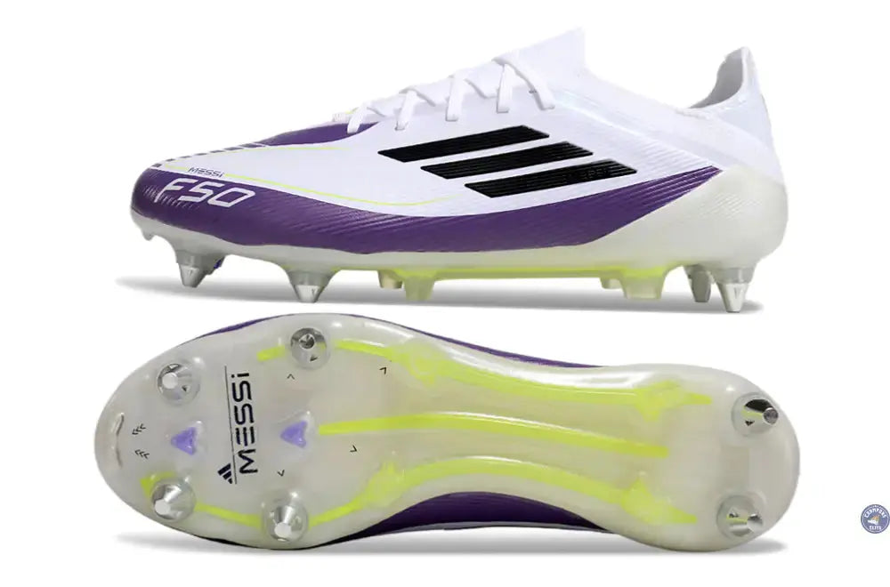 Image of F50 Elite SG Soft Ground - Blanc/Noir/Violet