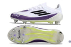 F50 Elite SG Soft Ground - Blanc/Noir/Violet