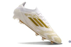F50 Elitee Lacets FG - Blanc/Doré