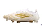 F50 Elitee Lacets FG - Blanc/Doré