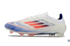 F50 Elitee Lacets FG - Blanc/Orange/Bleu