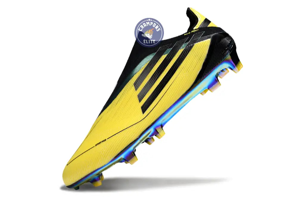 Image of F50 Laceless Elite Adizero 2010 FG Remake - Jaune/Noir ÉDITION LIMITÉE
