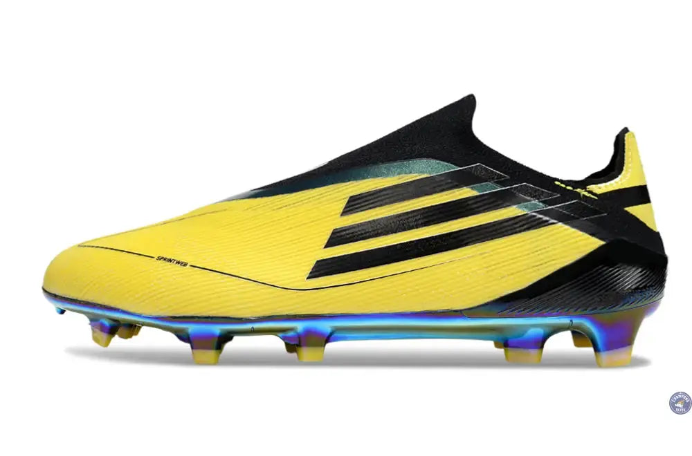 Image of F50 Laceless Elite Adizero 2010 FG Remake - Jaune/Noir ÉDITION LIMITÉE