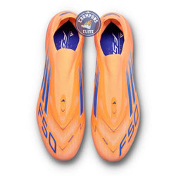 Image of F50 Laceless Elite FG Coral Blaze - Orange/Noir