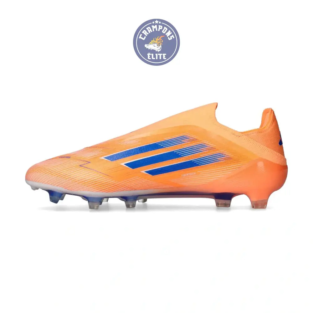 Image of F50 Laceless Elite FG Coral Blaze - Orange/Noir
