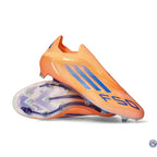 F50 Laceless Elite FG Coral Blaze - Orange/Noir