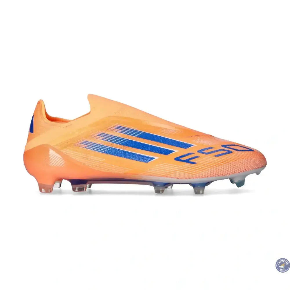 F50 Laceless Elite FG Coral Blaze - Orange/Noir