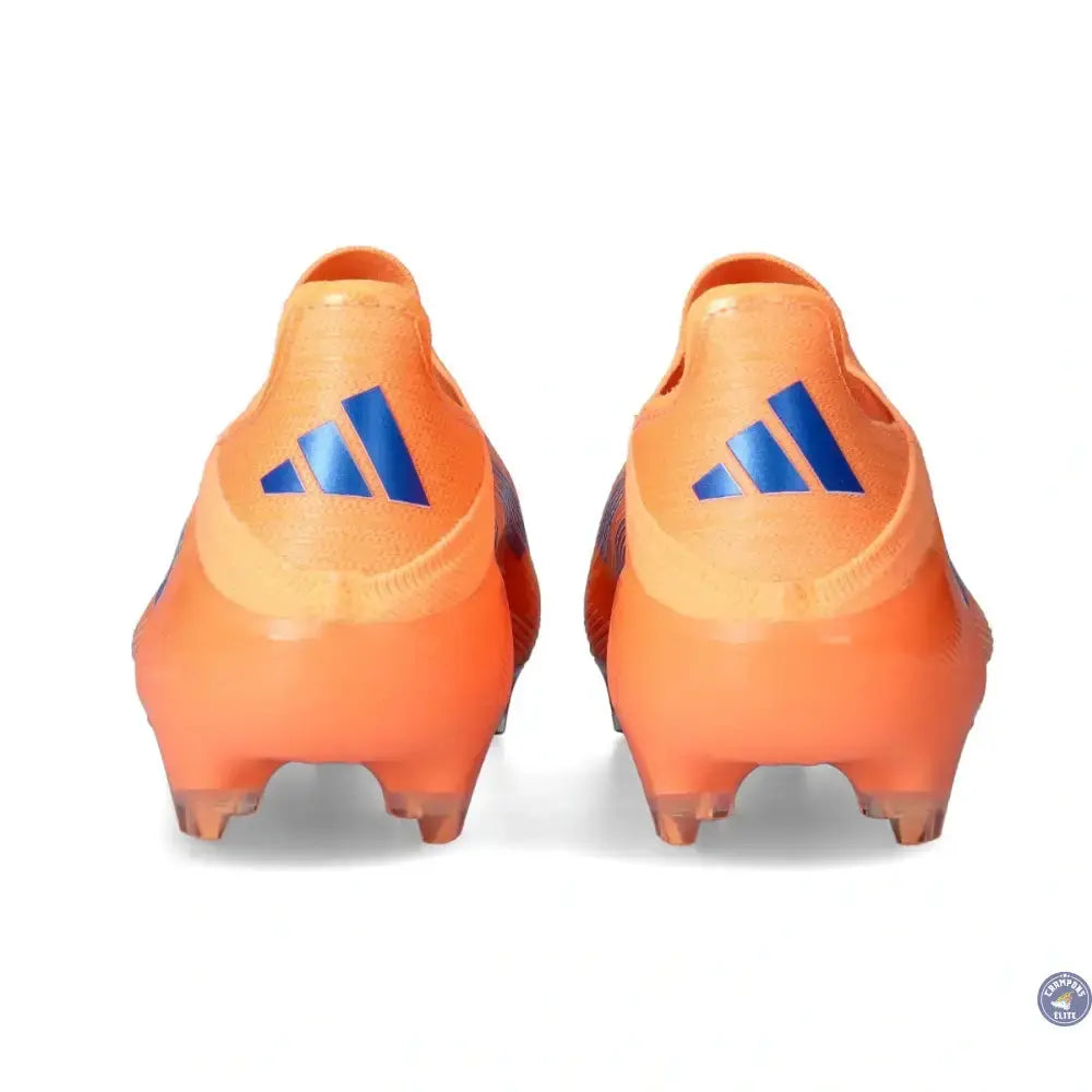 Image of F50 Laceless Elite FG Coral Blaze - Orange/Noir