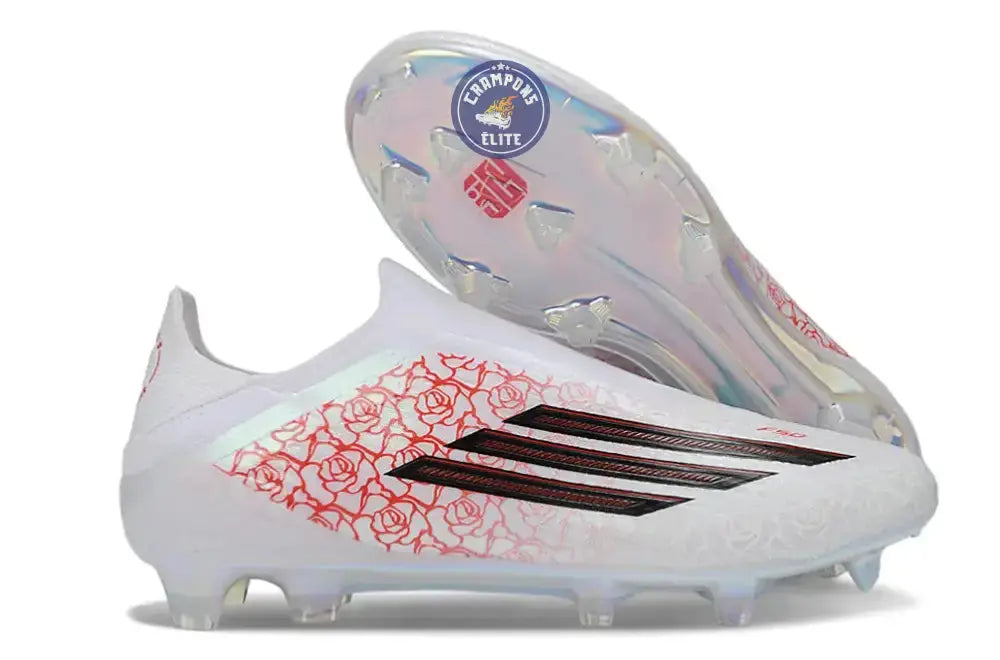 F50 LACELESS ELITE FG LAMINE YAMAL HEARTBREAKER - BLANC/ROSE