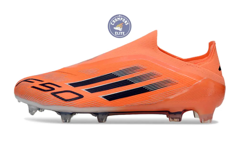 F50 Laceless Elite FG - Orange/Noir