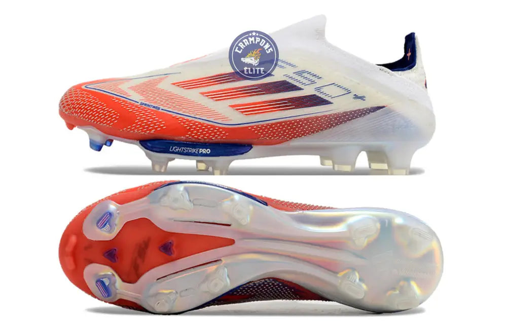 Image of F50 + Laceless FG Advancement - Blanc/Rouge/Bleu