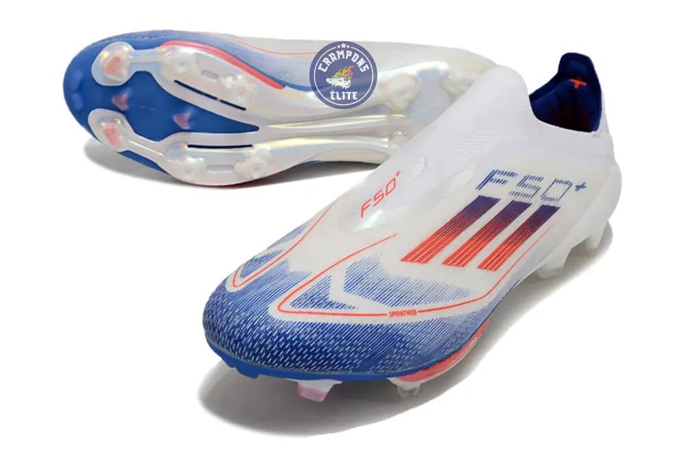 Image of F50 + Laceless FG Blanc/Bleu/Rouge