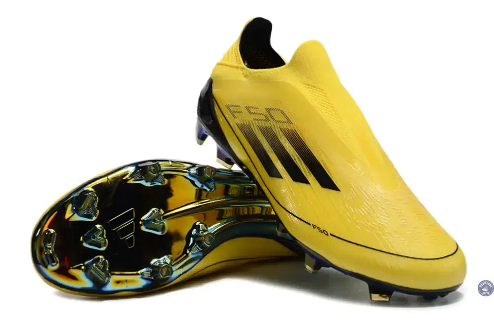 F50 Laceless FG Champions League - Jaune/Noir